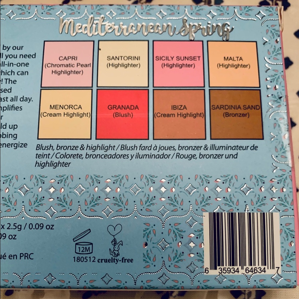 New Travel Tea Face Palette - Mediterranean Sp⌠- Picture 4 of 9